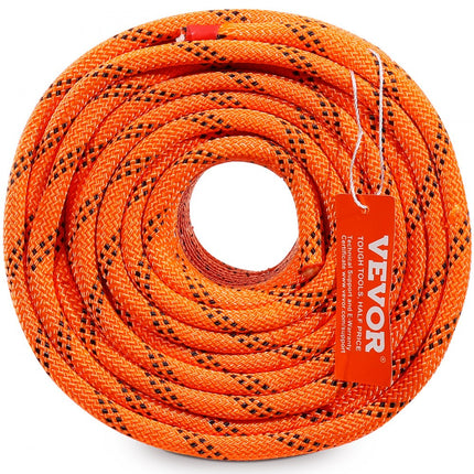 VEVOR Arborist boomklimtouw, dubbel gevlochten polyester 3/8" x 120ft