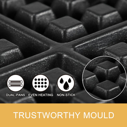 Vevor Bubble Wafelijzer Egg Waffle Maker Elektrische Wafelijzer Ht-2205 1100 W