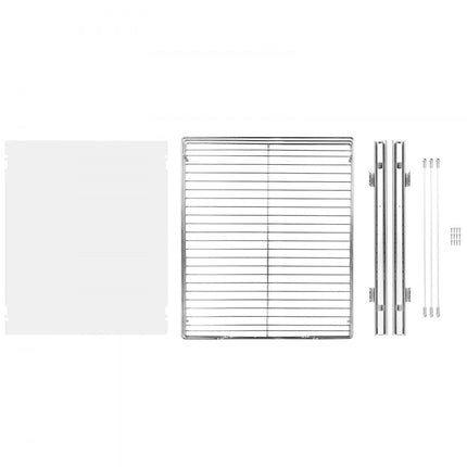 VEVOR Uittrekbare spoelkastplank, keukenkast, kruidenrek, 432 x 533 x 63,5 mm, spoelbakplank, uittrekbare kast, 13 kg, heavy-duty organizer, onderkastplank, spoelbakkast, staal