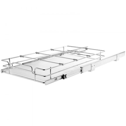 VEVOR Uitschuifbaar kruidenrek keukenkast 292 x 419 x 63,5 mm schuiflade spoelbak staand kruidenrek kastdeur kastorganizer onderkast plank spoelbakkast multifunctioneel