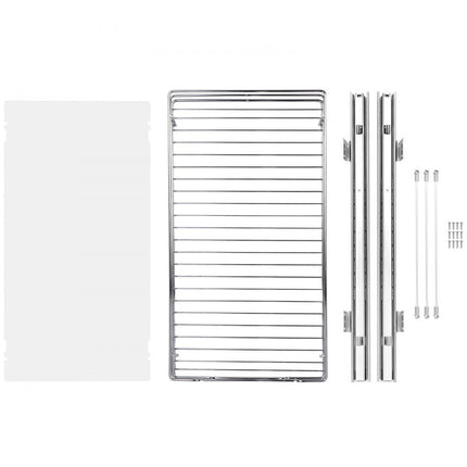 VEVOR Uitschuifbaar kruidenrek keukenkast 292 x 419 x 63,5 mm schuiflade spoelbak staand kruidenrek kastdeur kastorganizer onderkast plank spoelbakkast multifunctioneel