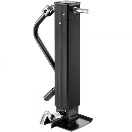 VEVOR aanhangerkrik tot 5443 kg aanhangersteun reiskar draaisteun met ergonomische handgreep autokrik van koolstofstaal met roestwerende coating aanhangerkrikstandaard in hoogte verstelbaar