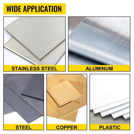 VEVOR 10 Ton 6 Matrijzen Hydraulische Knockout Punch Driver Kit 1/2"-2" Elektrische Set Cutter