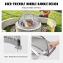 VEVOR vonkenvanger voor vuurschalen Ø 762 mm vuurkorfrooster vonkenbescherming RVS vonkkap 2 mm maasgaten vuurschaal vonkenbeschermingskap ideaal voor vuurkorven vuurschalen en haarden