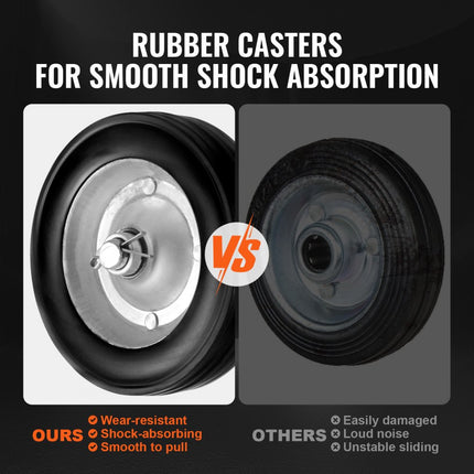 VEVOR schuifdeurbeslagset schuifdeurrolbeslag tot 272kg 146x270mm