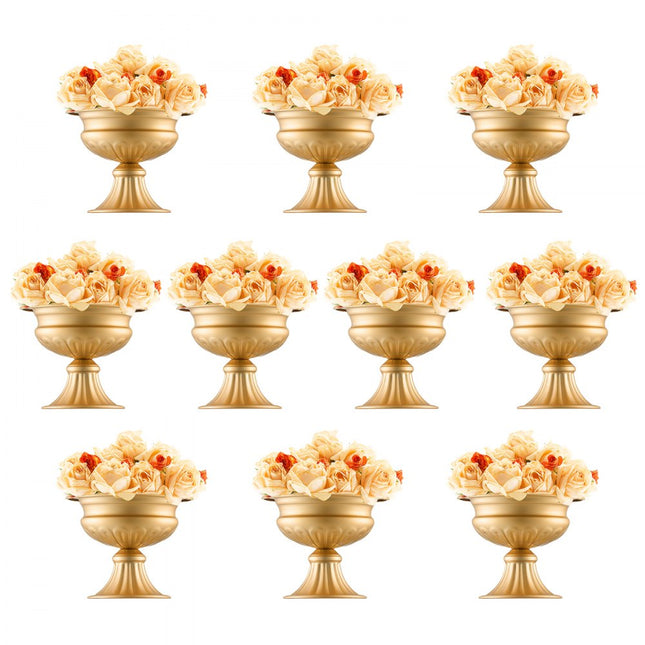 VEVOR 10x 16 cm bruiloft bloemenvaas beker amfora vaas bloemenstandaard decoratie