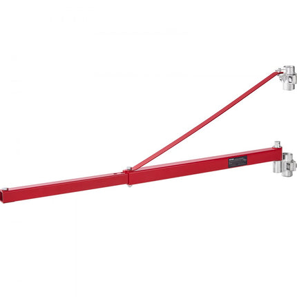VEVOR Elektrische takelsteunarm 600 kg draagvermogen, elektrische takelhouder zwenkarm Stalen takelframe 180 ° draaibaar steigertakel Hefarm Lier Takelarm voor hijswerkplaats Garage
