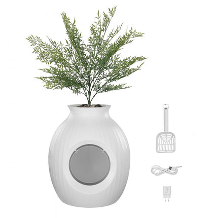 VEVOR kattenbak kattentoilet ABS verborgen met kunstplant