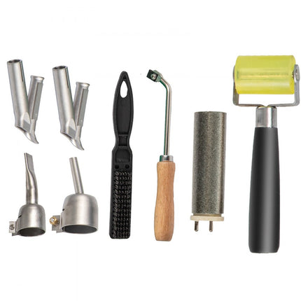 VEVOR Laspistool Kunststof 1600W PVC Lassenpistool 6 Stuks Lassen Heteluchtpistool met 3m Kabel Geschikt voor Las-, Groef-, Onderhouds- en Constructiewerkzaamheden van PVC-vloeren en andere Vloeren