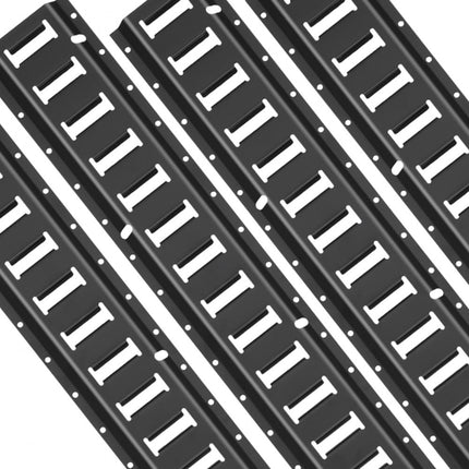 VEVOR E-Track railset, 1,5 meter stalen rails, 4 stuks, draagvermogen tot 2000 kg, zware rails met schroeven voor garages, bestelwagens, aanhangwagens, motorfietsbevestigingen, ATV-bevestigingen