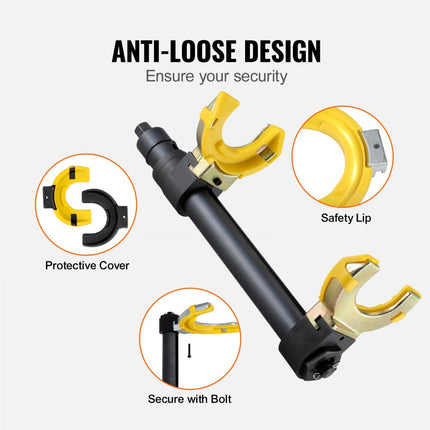 VEVOR veercompressorset - verende veer compatibel met 22 mm dop universele veercompressor 4500 kg draagvermogen auto professionele veerspanner schokdemper gereedschap ophangpoten