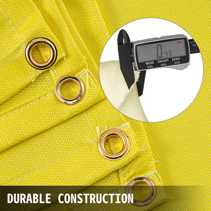 Lasdeken Lasdeken 6'x10' Zweet Hittebescherming Stof Branddeken Geel