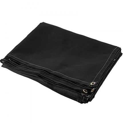 VEVOR lasdek lasbeschermingsdeken 8'x 10' Weldinger lasaccessoires hittebeschermingsstof zwart