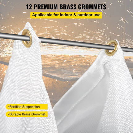 VEVOR lasdeken lasdeken hittewerende stof blusdeken 2,44x3,05m