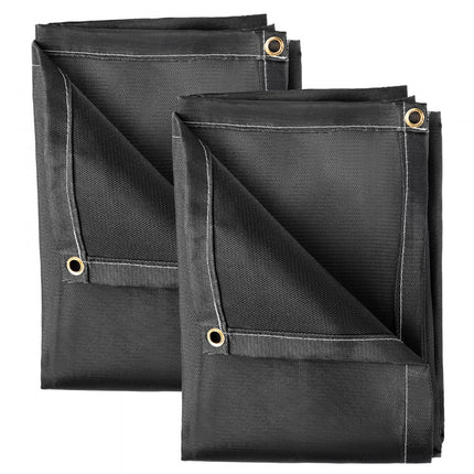 VEVOR 2x lasdeken lasdeken hittewerende stoffen blusdeken 1,83x3,05m