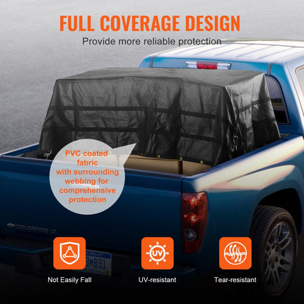 VEVOR bagagenet vrachtwagenlaadnet bagagenet transportnet 305x267mm 318kg