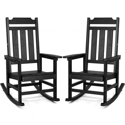 VEVOR 2x schommelstoel, schommelstoel, relaxstoel, accentstoel, relaxstoel, 181,6 kg