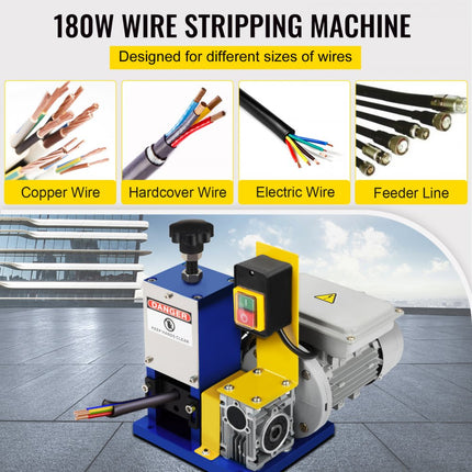 VEVOR Kabel Strip Machine Portable Powered Electric Wire Stripping Machine Comercial Portable Cable Stripper