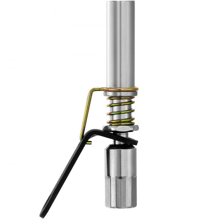 VEVOR vetspuitkoppeling, 2 stuks 10.000 PSI hogedruk 6 kaakvergrendeling snel los te maken vetspuittip met slang/zerkfittingreiniger compatibel met alle 1/8 Zo vetpistolen