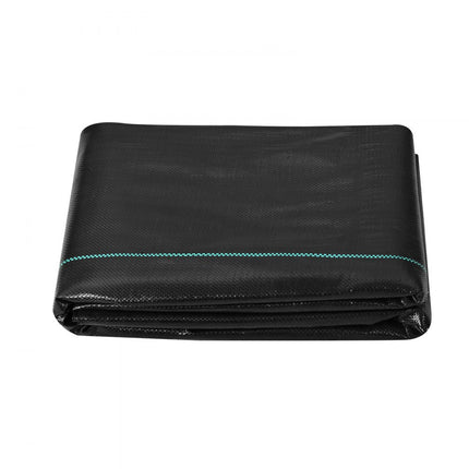 VEVOR 108g/m² onkruidvlies tuinvlies tegen onkruid 0,9x15,2m onkruidfolie van PP Waterdoorlatend Scheurvast Corrosiebestendig Onkruidvlies 620/750N treksterkte Onkruidwerend vloerdoek