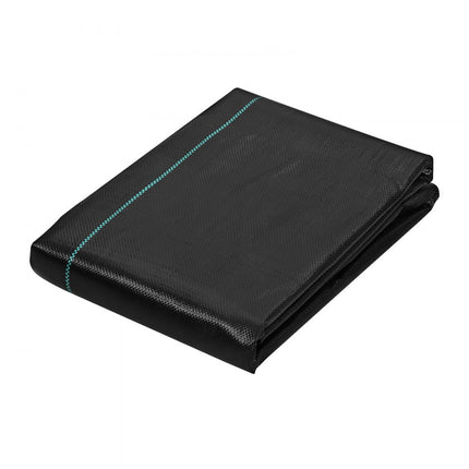 VEVOR 108g/m² onkruidvlies tuinvlies tegen onkruid 0,9x15,2m onkruidfolie van PP Waterdoorlatend Scheurvast Corrosiebestendig Onkruidvlies 620/750N treksterkte Onkruidwerend vloerdoek