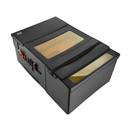 VEVOR Lasergraveerderbehuizing Brandwerende beschermhoes Laserbehuizing 1228x800x500mm