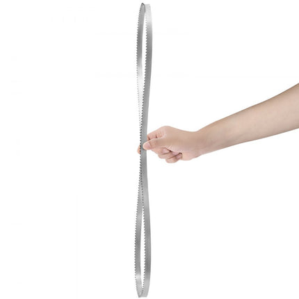 VEVOR bottenzaagmachine zaagblad 1650 x 16 x 0,56 mm, elektrische bottenzaagmachine zaagblad compatibele modellen HC-210, HC-250, YF-400A HC-280, harde botten, bevroren vlees, vis etc.