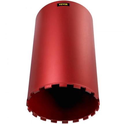 VEVOR diamantkernboor, kernboor met een diameter van 10"/254 mm, 14"/355 mm betonkernboor, 5/8"-11 draadkernboor, droog/natboor met mes, diamantnatboor voor Beto