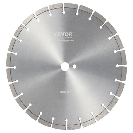 VEVOR diamantzaagblad betonzaagblad nat/droog platte tanden 35cm