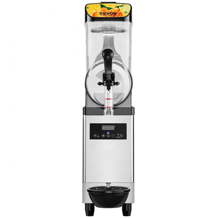 VEVOR Commerciële Slushy Machine 12L Single Bowl 25 Cup Margarita Maker 500W RVS Margarita Smoothie Frozen Drink Maker Slushie Machine voor Party Cafe Restaurants Bars Etc.