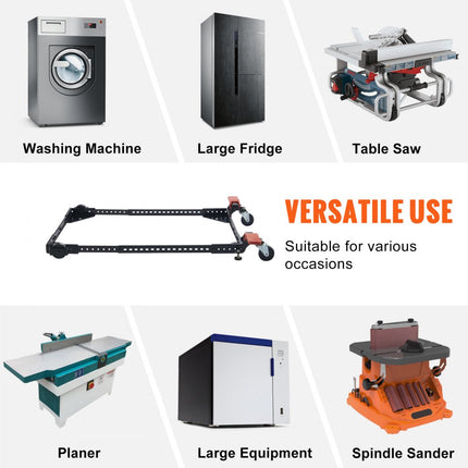 VEVOR meubelrollentransportroltransporthulpwagen 304x304mm-914x914mm