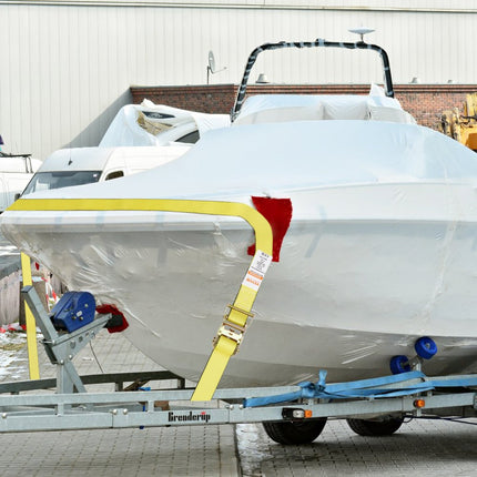 VEVOR Set van 8 spanbanden 0,05 x 4,6 m spanband 1995,8 kg spanband met ratel polyester band haakbevestigingsband van koolstofstaal spanband met ratel ideaal voor motorfietsen fietsen kajaks UTV boten ATV