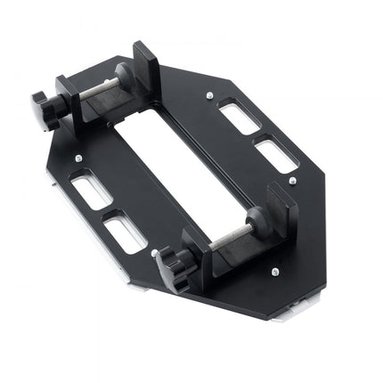 VEVOR deurscharnier gleufzoeker 183 x 46 mm + 50 x 20 mm, montagehandleiding scharniersloten, deurscharniermeter, houtbewerkingsgatopener, positionering, boren, sleufmachine, geleideplaat