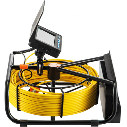 VEVOR Rioolcamera 30m 4,3" Rioolcamera met 6 verstelbare LED's 16GB kaart