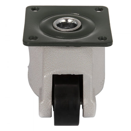 VEVOR 4-pack nivelleringswielen GD-40F, 42 mm op plaat gemonteerde footmaster-nivelleringswiel, 50 kg per nivelleringswiel, nylon wiel en NBR-pad (GD-40F)