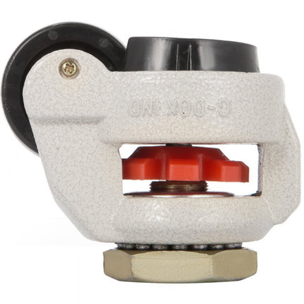 VEVOR 4-pack GD-80S op stuurpen gemonteerde footmaster-nivelleringsrol, 0,5 ton per nivelleringsrol, nylon wiel en NBR-pad (GD-80S)