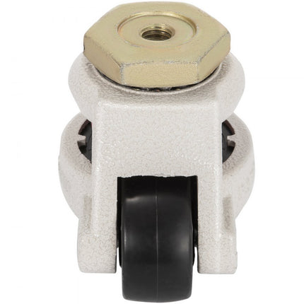 VEVOR 4-pack GD-80S op stuurpen gemonteerde footmaster-nivelleringsrol, 0,5 ton per nivelleringsrol, nylon wiel en NBR-pad (GD-80S)