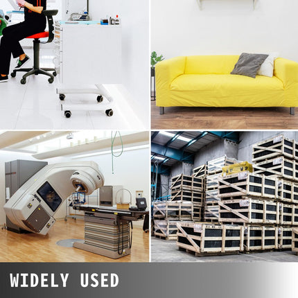 VEVOR 4-pack GD-80S op stuurpen gemonteerde footmaster-nivelleringsrol, 0,5 ton per nivelleringsrol, nylon wiel en NBR-pad (GD-80S)