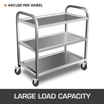 VEVOR zwenkwielen van polyurethaan, ijzeren kern 12,7 cm, stuurwielen met dubbele parkeerrem, stelpoten, draagvermogen 200 kg per wiel, industriewielen, zwaarlastwielen, transportwielen