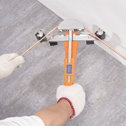 VEVOR pijpenbuiger Ø6-22mm pijpenbuiger handpijpenbuiger set pijpenbuiger vooruit en achteruit tot 90° + pijpsnijder voor airconditioning koeling automotive/hydraulische/pneumatische systemen