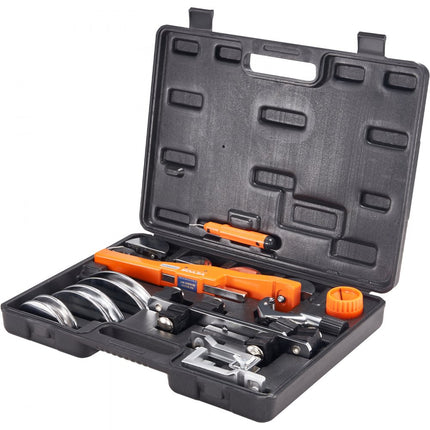 VEVOR pijpenbuiger Ø6-22mm pijpenbuiger handpijpenbuiger set pijpenbuiger vooruit en achteruit tot 90° + pijpsnijder voor airconditioning koeling automotive/hydraulische/pneumatische systemen