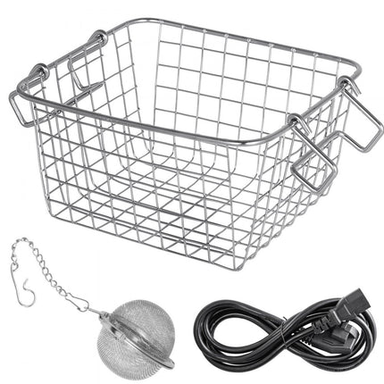 VEVOR Ultrasoon Reiniger Machine Roestvrij staal Ultrasone reinigingsmachine Digitale verwarming Timer Sieradenreiniging voor commercieel