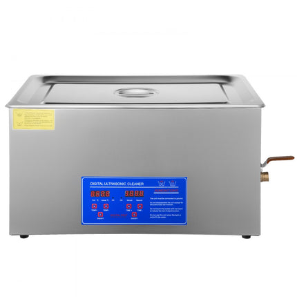 VEVOR Ultrasoon Reiniger 22l 22 L Ultrasonic Cleaner Flow Valve Basket System Stainless Steel Excellent