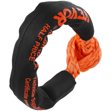 VEVOR beugel zacht synthetisch hersteltouw 2st 12,7x558,8mm 20T oranje