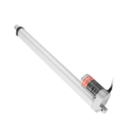 VEVOR 1500N Lineaire actuator DC 12V Lineaire aandrijving IP54 Elektrische lineaire motor 400 mm Slaglengte Geluidsniveau ≤60 dB Elektrische deuropener 5 mm/s Rijsnelheid Lineaire technologie Aanpassing Aandrijving