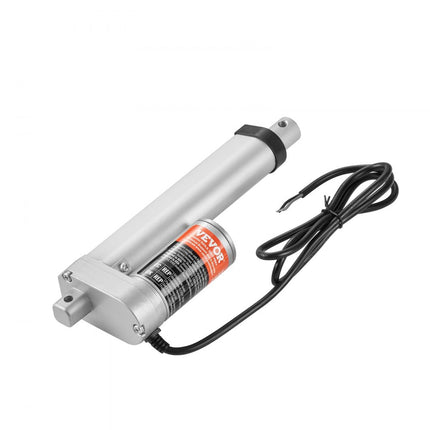 VEVOR 1500N Lineaire actuator DC 12V Lineaire aandrijving IP54 Elektrische lineaire motor 100 mm Slaglengte Geluidsniveau ≤ 60 dB Elektrische deuropener 5 mm/s Rijsnelheid Lineaire technologie Aanpassing Aandrijving