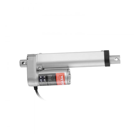 VEVOR 1500N Lineaire actuator DC 12V Lineaire aandrijving IP54 Elektrische lineaire motor 100 mm Slaglengte Geluidsniveau ≤ 60 dB Elektrische deuropener 5 mm/s Rijsnelheid Lineaire technologie Aanpassing Aandrijving