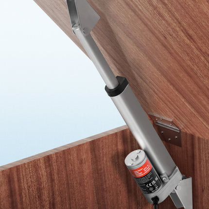VEVOR 1500N Lineaire actuator DC 12V Lineaire aandrijving IP54 Elektrische lineaire motor 150 mm Slaglengte Geluidsniveau ≤60 dB Elektrische deuropener 5 mm/s Rijsnelheid Lineaire technologie Aanpassing Aandrijving