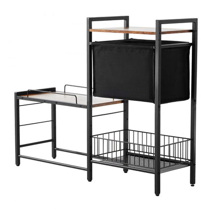 VEVOR voerstation hondenbak voerbak houder voerstang hondenvoerbak 92x27x75cm