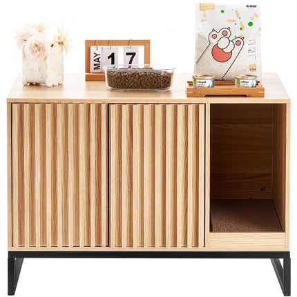 VEVOR kattenkast kattentoilet kattenhuis kattenbak 800x508x558,8mm 60kg